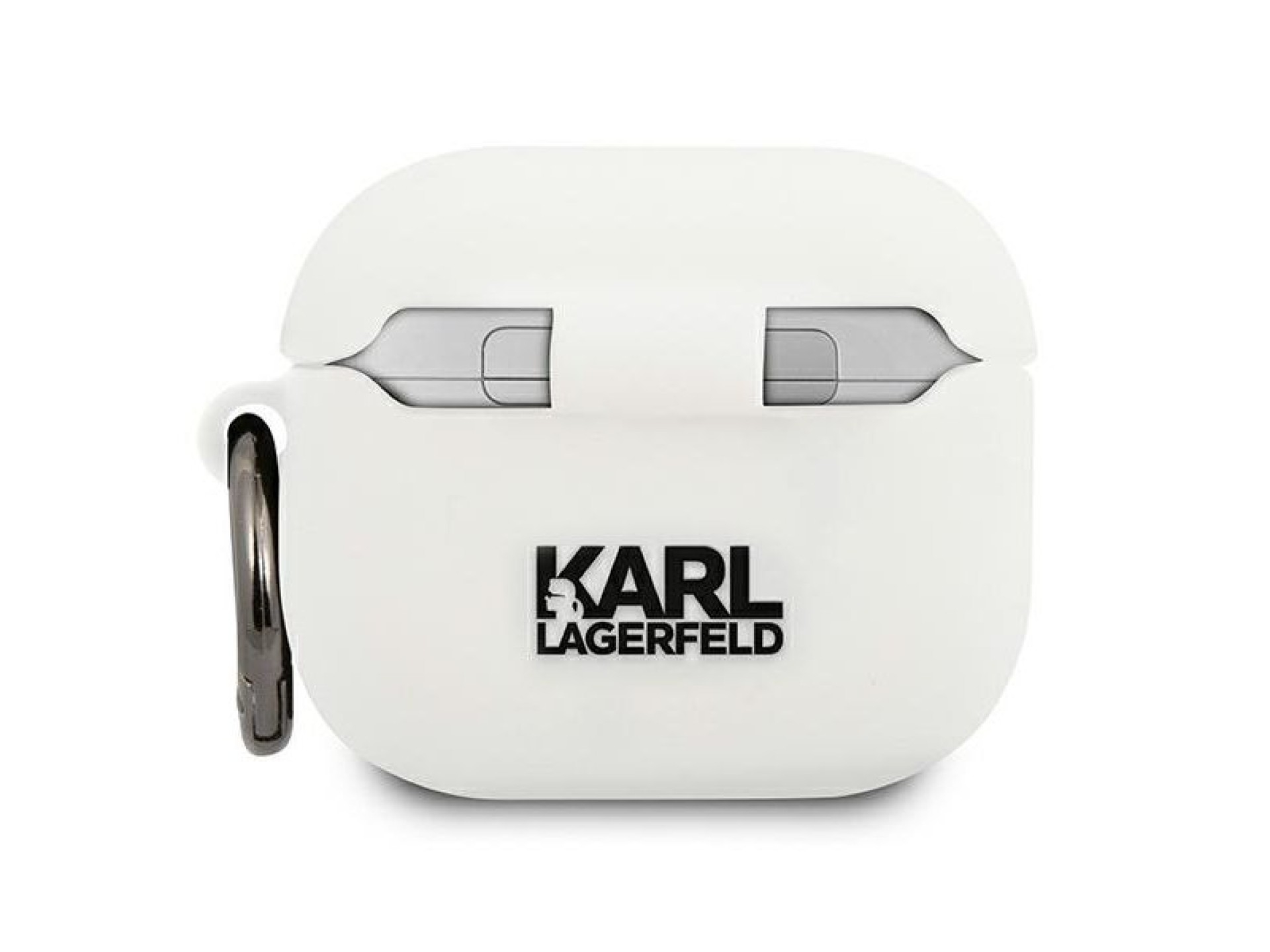 Karl Lagerfeld Silicone Choupette Case for AirPods 3 - White