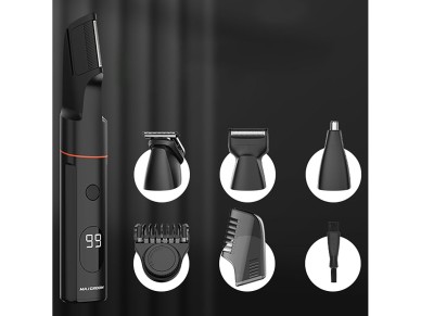 MAXGROOM LK-881 multifunctional trimmer with replaceable tips - black