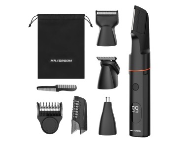 MAXGROOM LK-881 multifunctional trimmer with replaceable tips - black