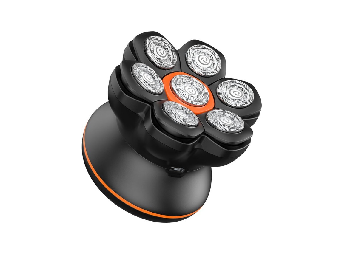 Afeitadora el�ctrica MAXGROOM JK-1688 para cabeza y barba - Negra