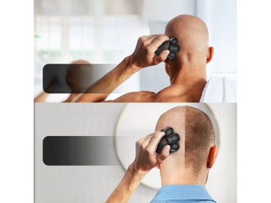 MAXGROOM JK-1688 Electric Shaver for Head and Beard - Black