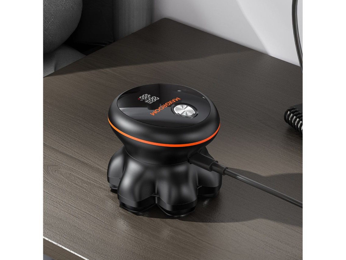 Afeitadora el�ctrica MAXGROOM JK-1688 para cabeza y barba - Negra