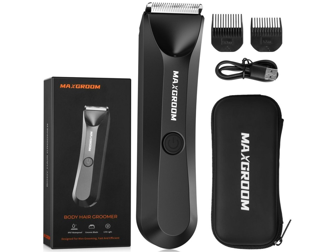 MAXGROOM RFCD-9087 multifunctional trimmer with LED light - black
