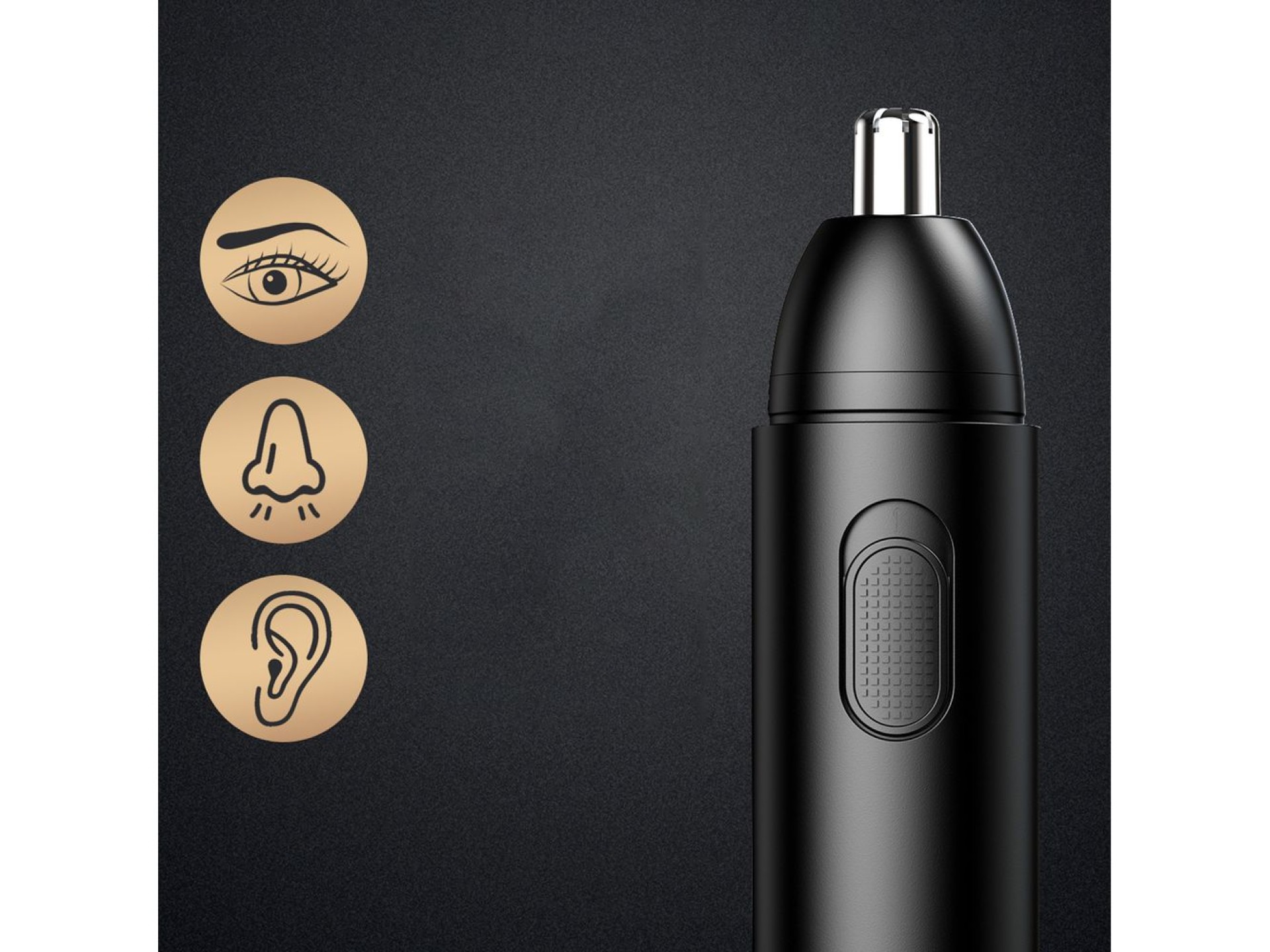 MAXGROOM GT2220A nose, ear and eyebrow trimmer - black