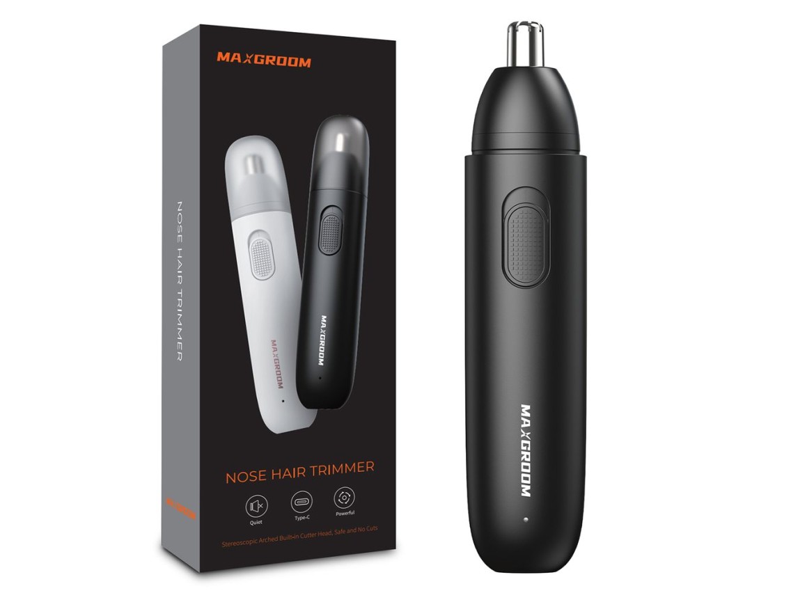 MAXGROOM GT2220A nose, ear and eyebrow trimmer - black