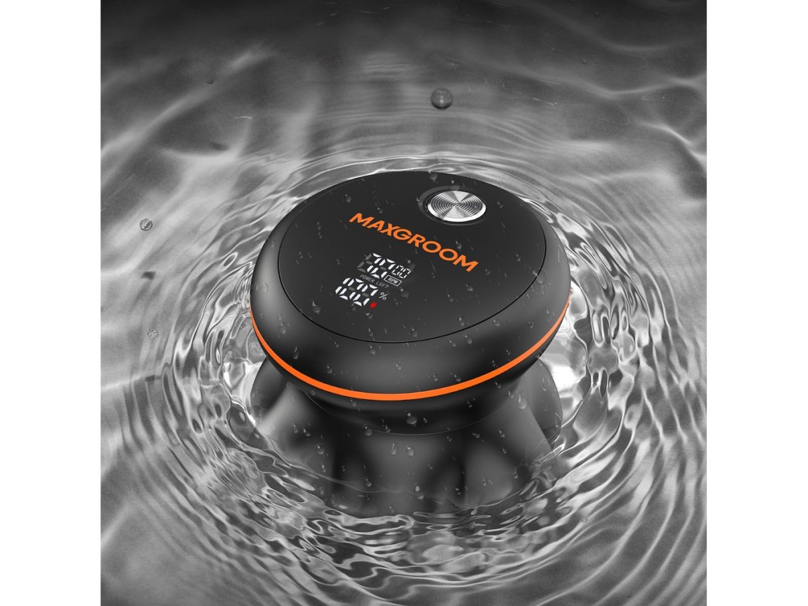 Afeitadora el�ctrica MAXGROOM JK-1688 para cabeza y barba - Negra