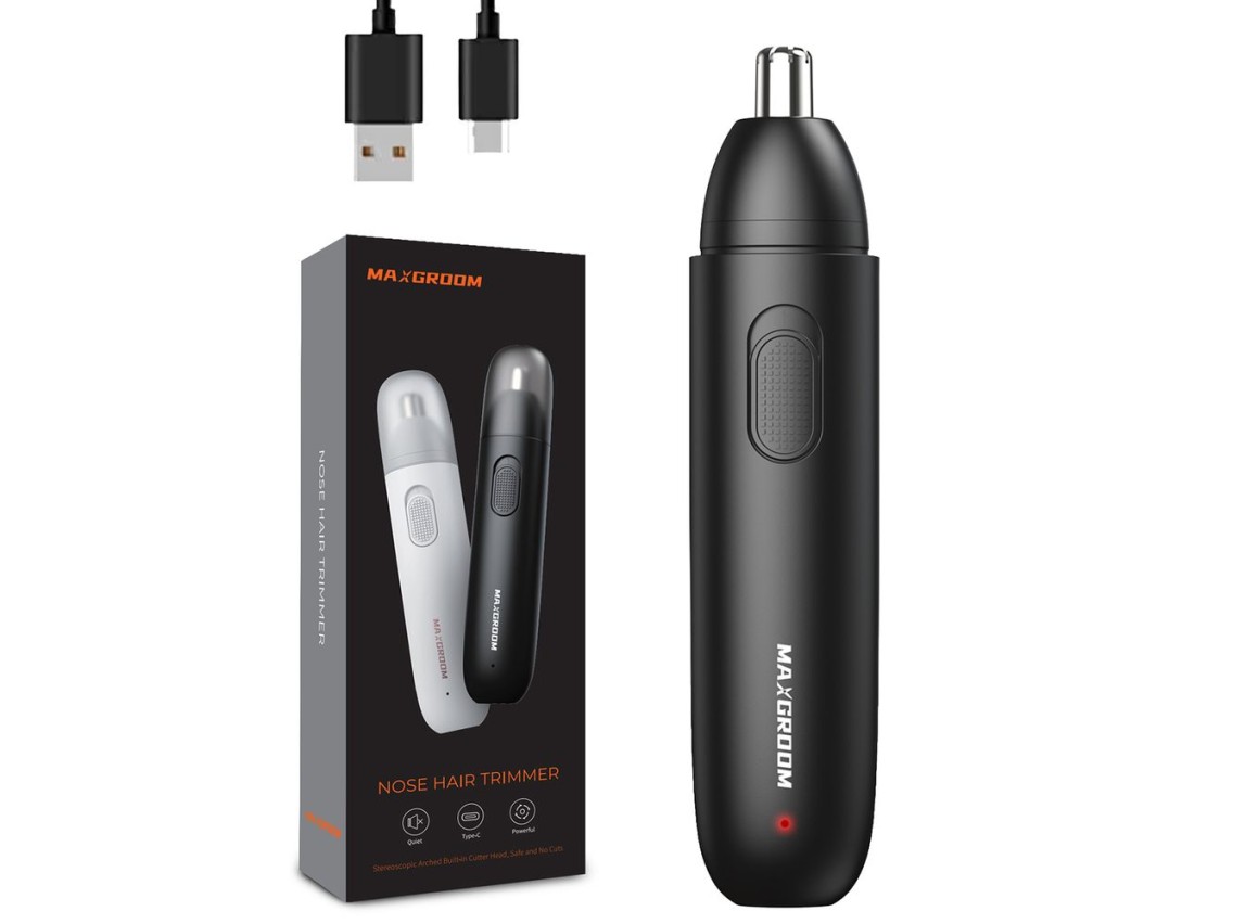 MAXGROOM GT2220A nose, ear and eyebrow trimmer - black