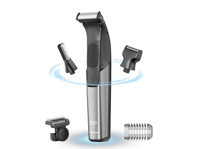 MAXGROOM M-319 multifunctional trimmer with replaceable tips - black