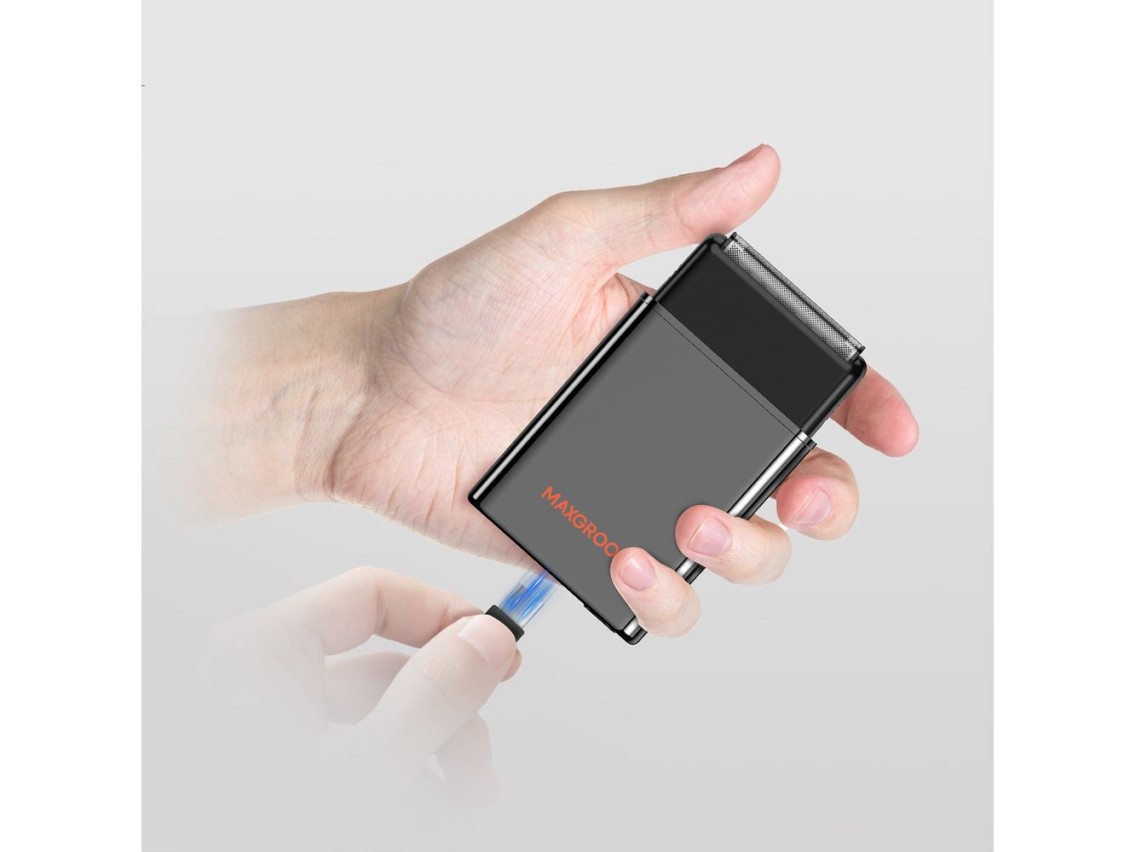 Afeitadora el�ctrica 2 en 1 MAXGROOM M-5580 - Negra