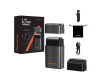 MAXGROOM M-5580 2-in-1 Electric Shaver - Black