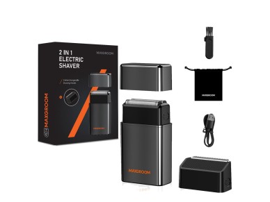 MAXGROOM M-5580 2-in-1 Electric Shaver - Black