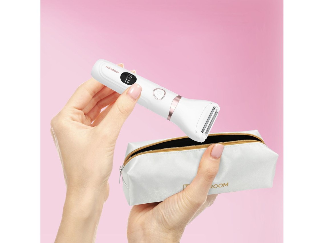 Aparador 3 em 1 MAXGROOM M-105 para corpo e rosto feminino - Branco