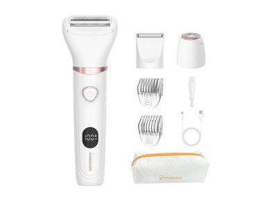 Recortadora corporal y facial 3 en 1 MAXGROOM M-105 para mujer - Blanca Recortadora corporal y facial 3 en 1 MAXGROOM M-105 para mujer - Blanca