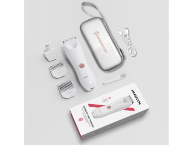 MAXGROOM M-9082 2-in-1 Women's Body and Face Trimmer - White