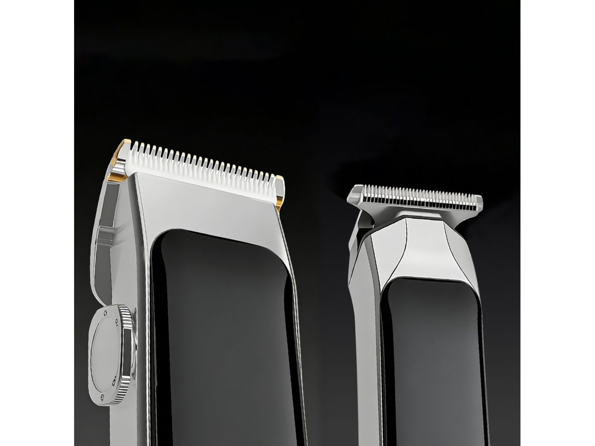 Máquina de cortar cabelo MAXGROOM M608 com aparador - Preta