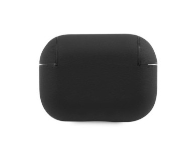 Capa para AirPods Pro em couro genuíno BMW com logotipo prateado - Preta Capa para AirPods Pro em couro genuíno BMW com logotipo prateado - Preta
