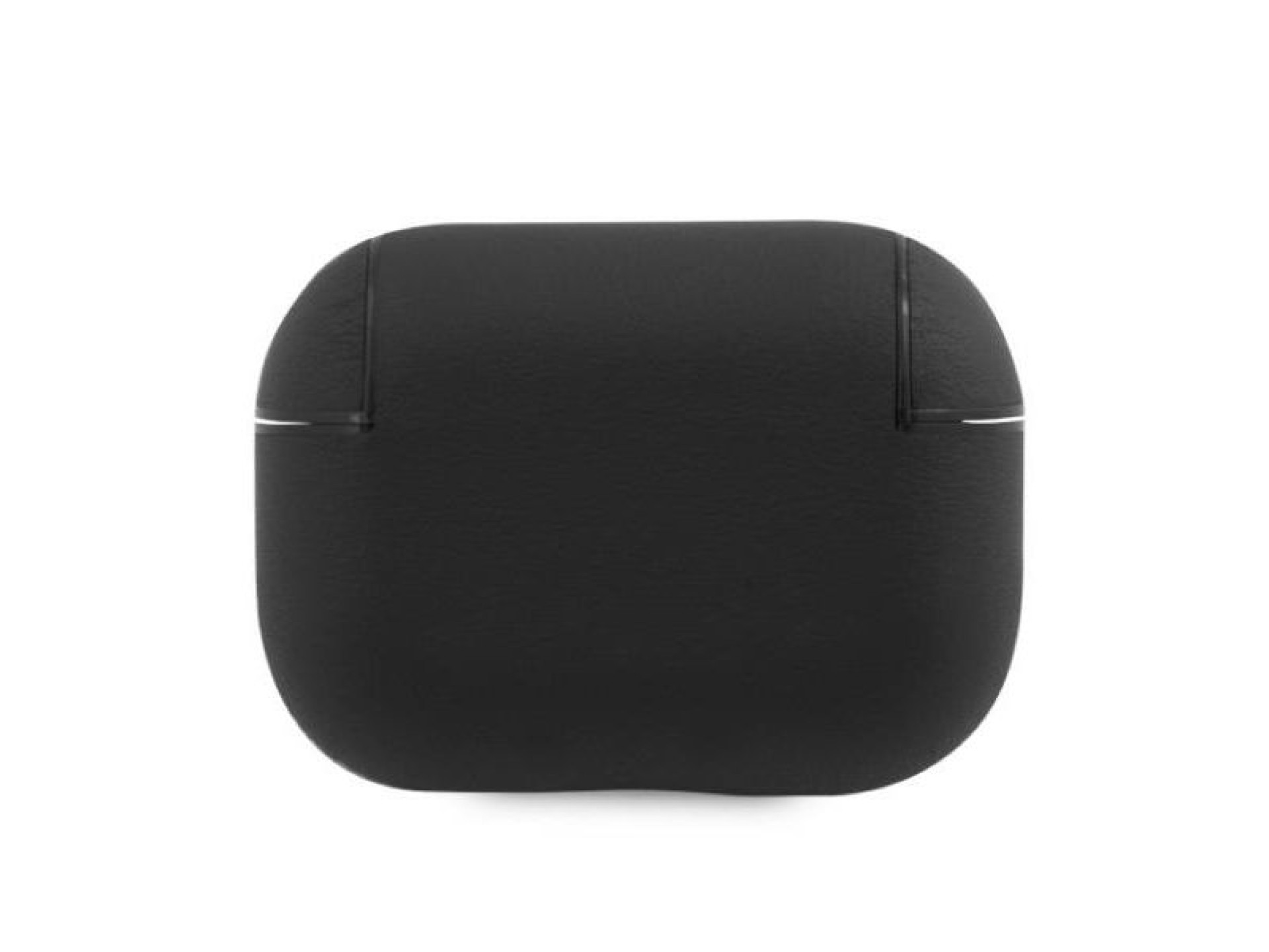 BMW Genuine Leather Silver Logo AirPods Pro Case - Black