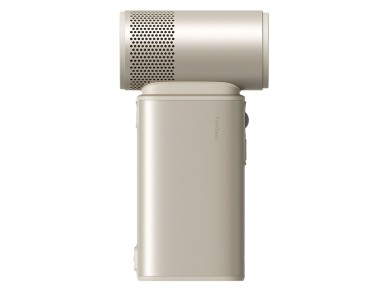 Ventilador port�til Jisulife Ultra2 9000mAh 5 em 1 com entrada USB - Marrom
