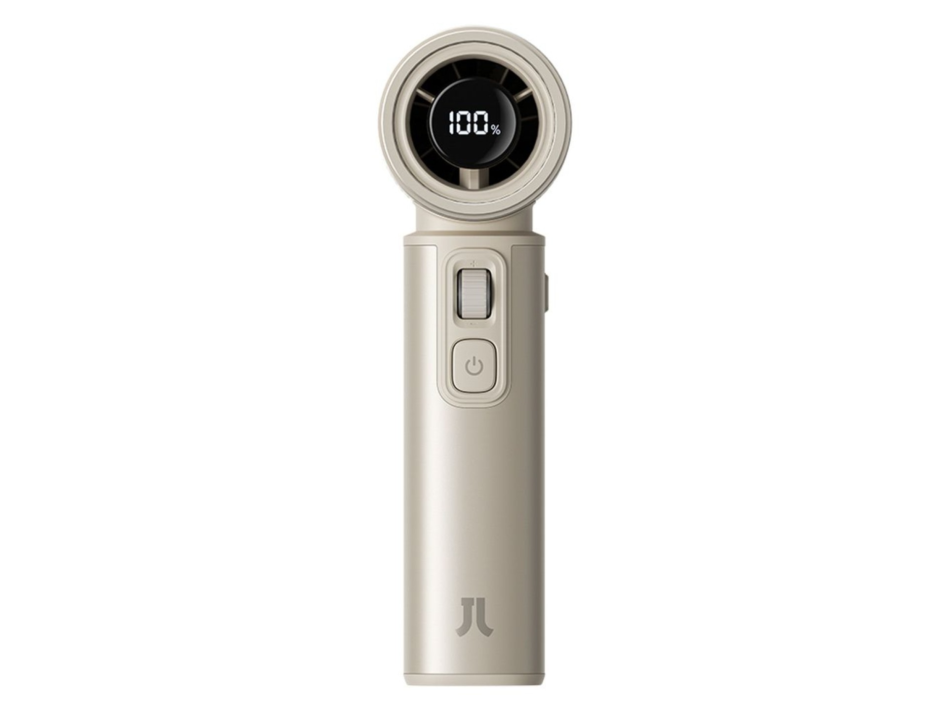 Ventilador portátil Jisulife Ultra2 9000mAh 5 em 1 com entrada USB - Marrom