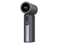 Ventilador port�til Jisulife Ultra2 de 9000 mAh, 5 en 1, mini ventilador USB - Gris oscuro