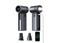 Ventilador portátil Jisulife Ultra2 de 9000 mAh, 5 en 1, mini ventilador USB - Gris oscuro Ventilador portátil Jisulife Ultra2 de 9000 mAh, 5 en 1, mini ventilador USB - Gris oscuro
