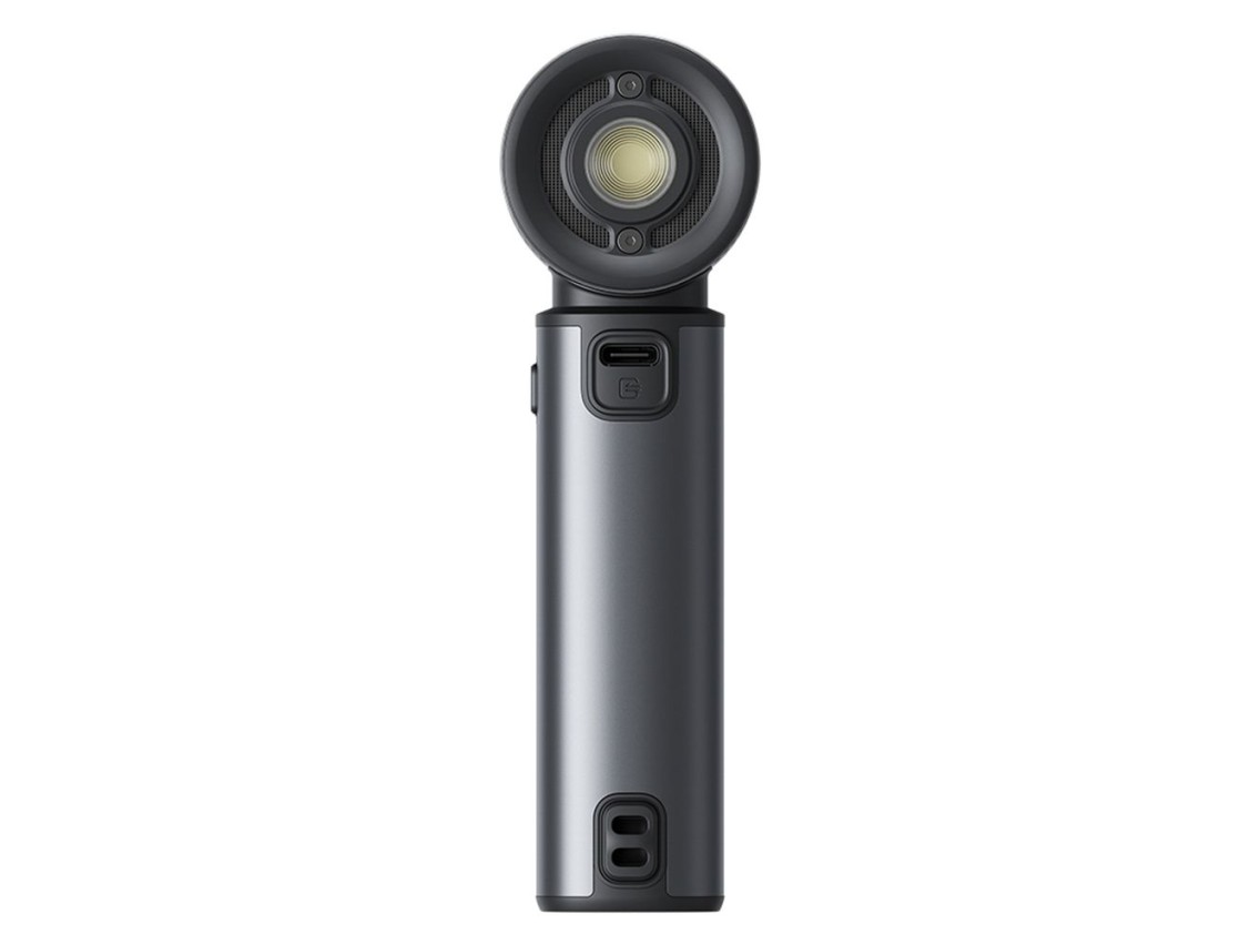 Ventilador portátil Jisulife Ultra2 de 9000 mAh, 5 en 1, mini ventilador USB - Gris oscuro