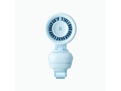Ventilador para cochecito Jisulife 4 de 5000 mAh, mini ventilador con clip met�lico - Azul