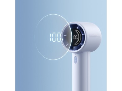 Ventilador port�til Jisulife de 10S y 5000 mAh con conexi�n USB - Azul