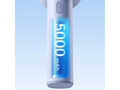 Ventilador port�til Jisulife de 10S y 5000 mAh con conexi�n USB - Azul