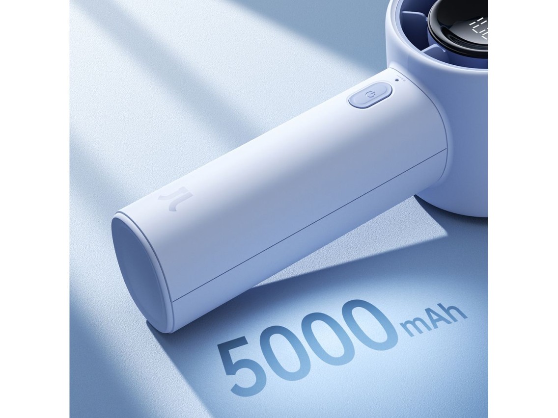 Ventilador portátil USB Jisulife 10S 5000mAh - Azul