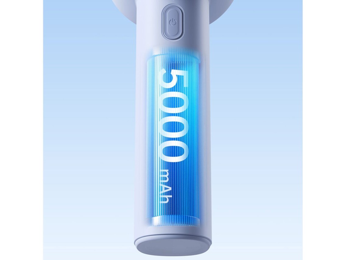 Ventilador portátil USB Jisulife 10S 5000mAh - Azul