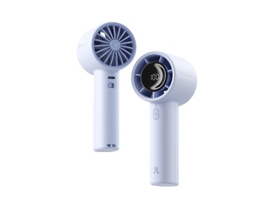 Ventilador port�til Jisulife de 10S y 5000 mAh con conexi�n USB - Azul
