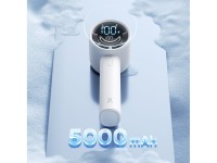 Ventilador portátil Jisulife de 10S y 5000 mAh con conexión USB - Gris Ventilador portátil Jisulife de 10S y 5000 mAh con conexión USB - Gris