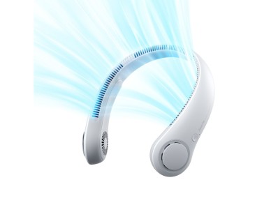 Ventilador de pescoço portátil Jisulife Neck Fan 3 de 4000mAh - Cinza Ventilador de pescoço portátil Jisulife Neck Fan 3 de 4000mAh - Cinza