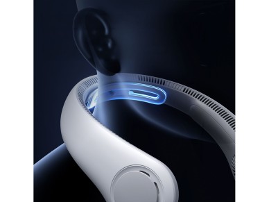 Ventilador de cuello Jisulife 4 de 5000 mAh, port�til, USB - Gris