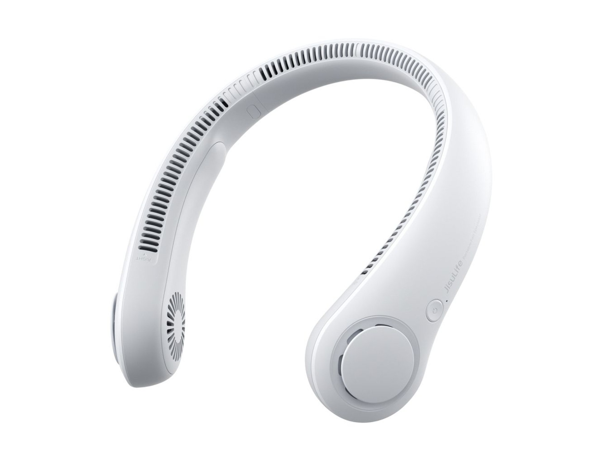 Ventilador de pescoço portátil Jisulife Neck Fan 3 de 4000mAh - Cinza