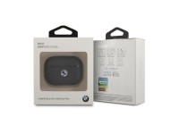 Capa para AirPods Pro em couro genuíno BMW com logotipo prateado - Azul Marinho Capa para AirPods Pro em couro genuíno BMW com logotipo prateado - Azul Marinho