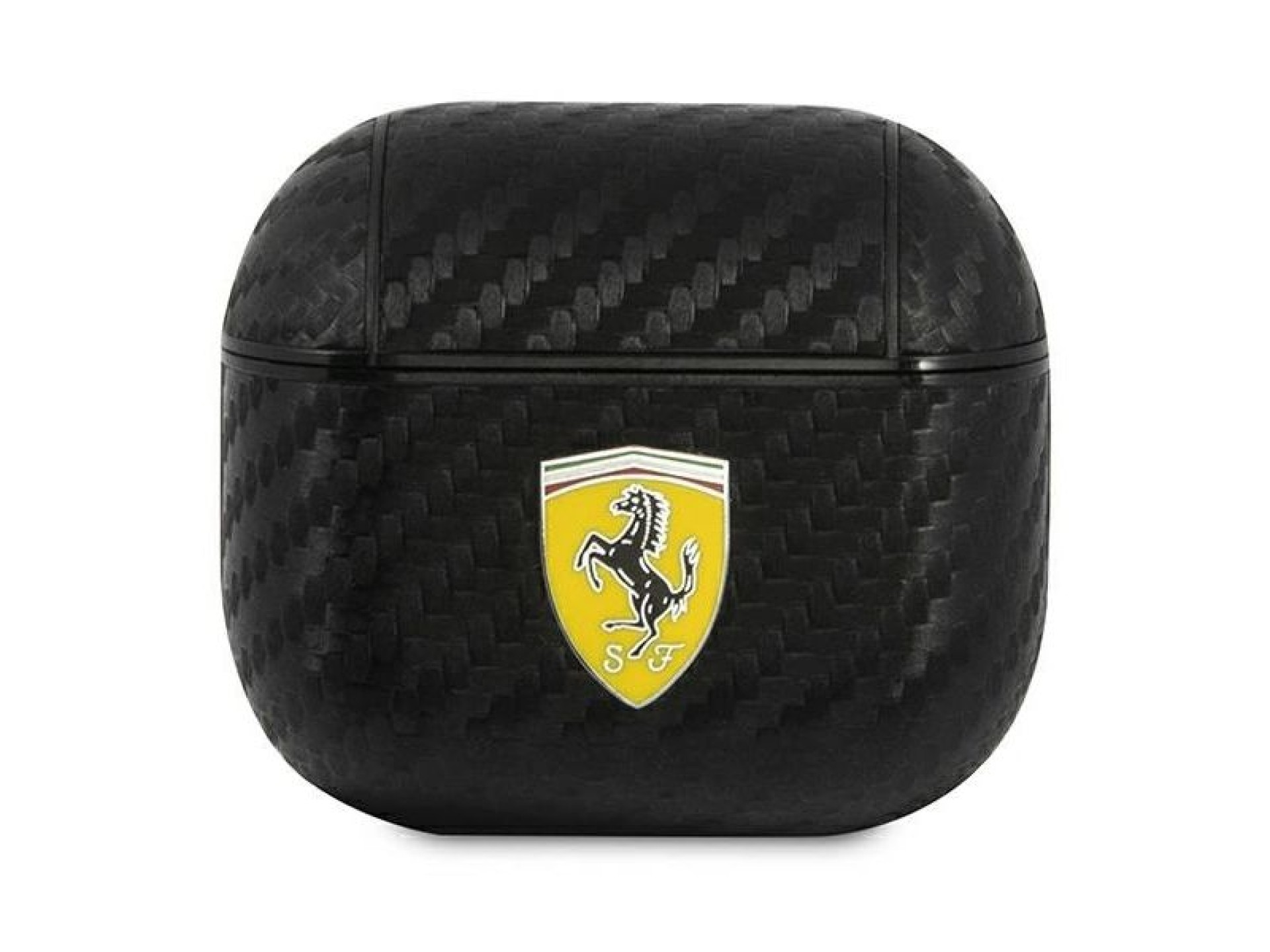 Ferrari FESA3CABK AirPods 3 cover black/black On Track PU Carbon