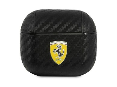 Ferrari FESA3CABK AirPods 3 cover black/black On Track PU Carbon Ferrari FESA3CABK AirPods 3 cover black/black On Track PU Carbon