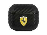 Ferrari FESA3CABK AirPods 3 cover black/black On Track PU Carbon