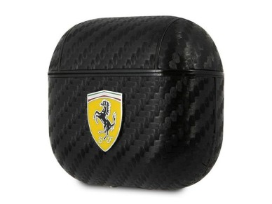 Ferrari FESA3CABK AirPods 3 cover black/black On Track PU Carbon Ferrari FESA3CABK AirPods 3 cover black/black On Track PU Carbon