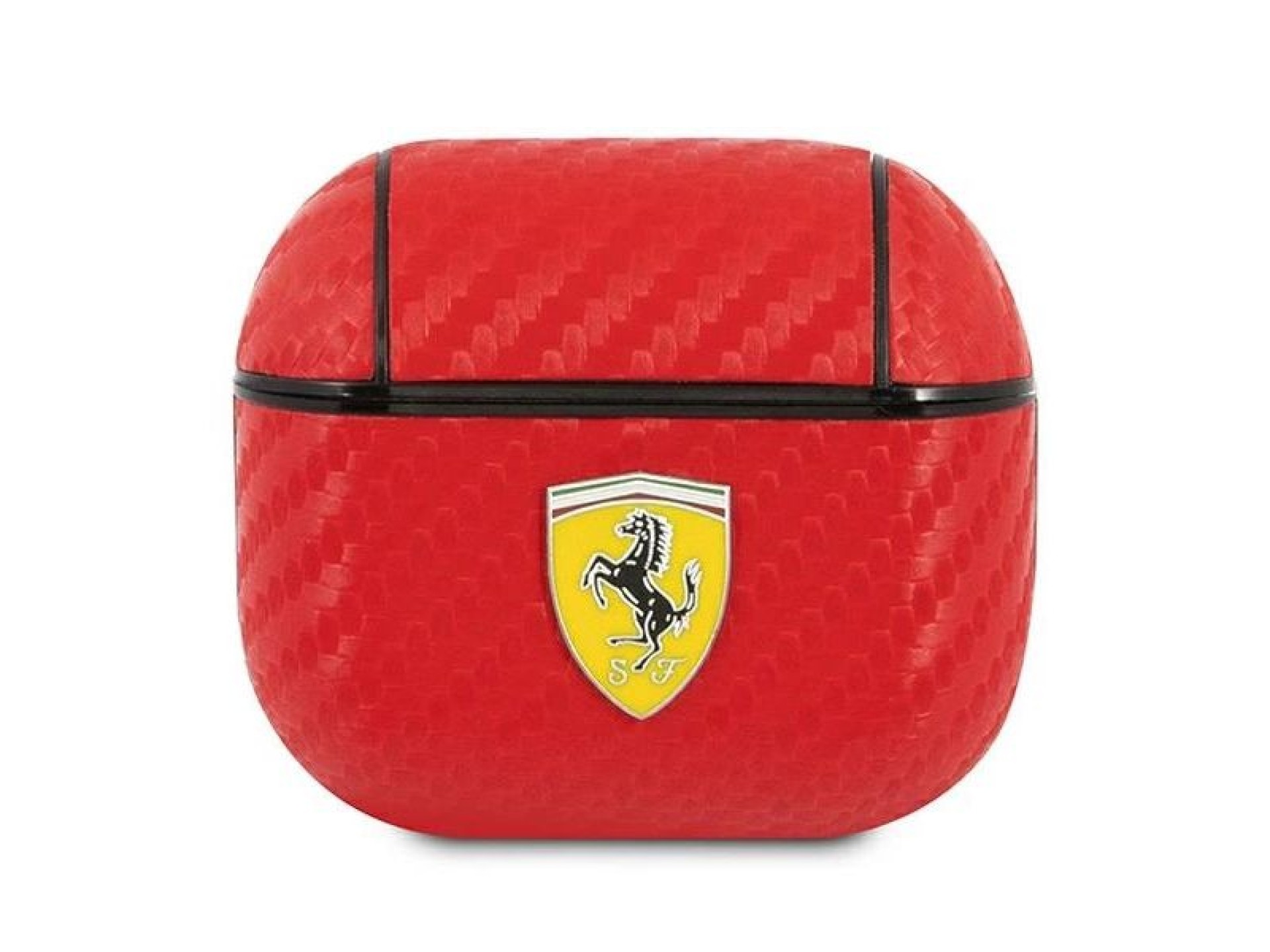 Ferrari FESA3CARE AirPods 3 cover red/red On Track PU Carbon
