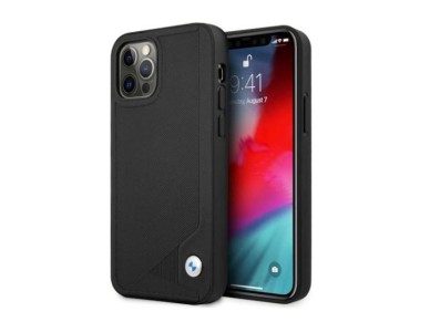 BMW Leather Deboss Case for iPhone 12 Pro Max - Black BMW Leather Deboss Case for iPhone 12 Pro Max - Black