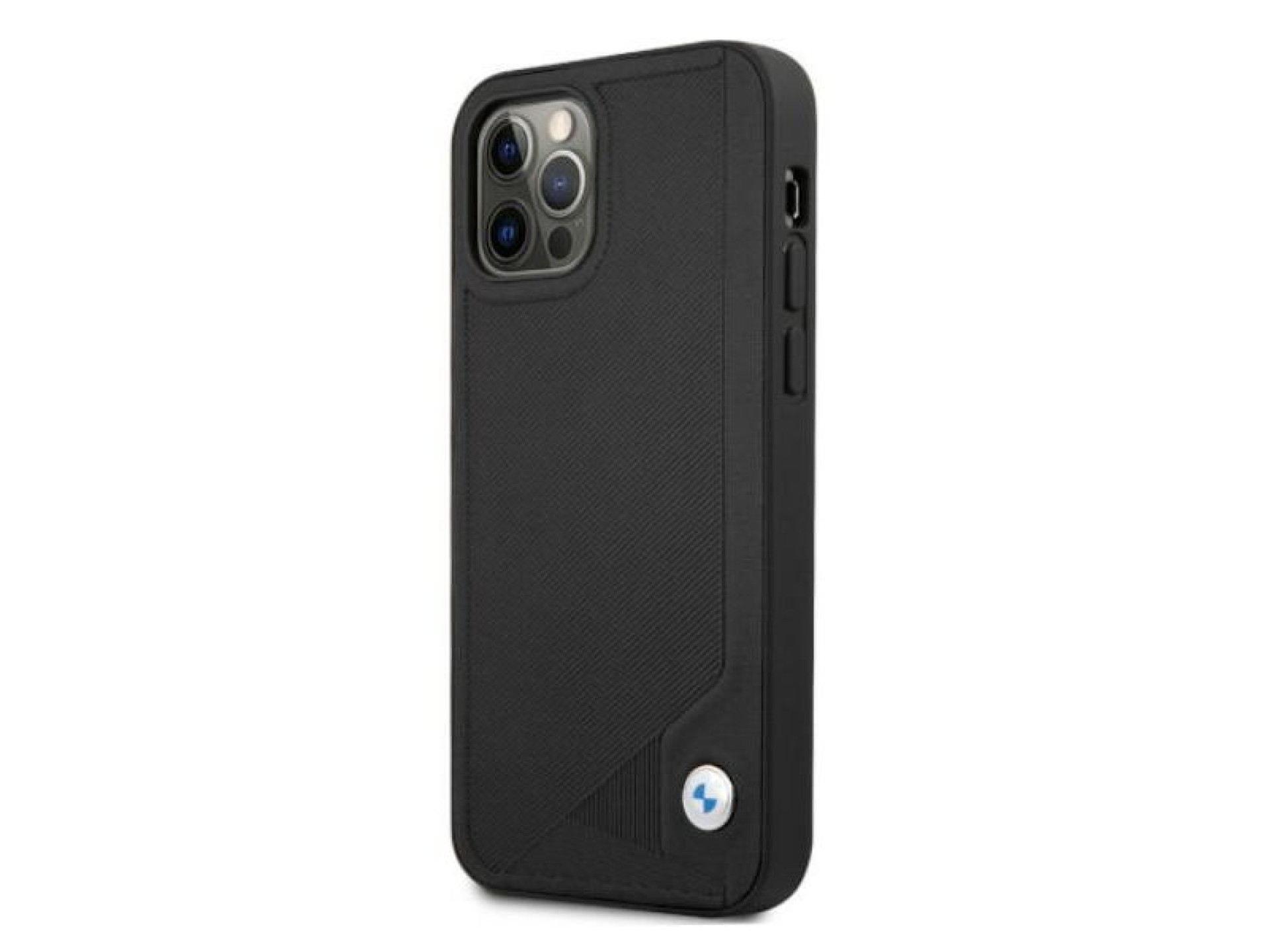 BMW Leather Deboss Case for iPhone 12 Pro Max - Black