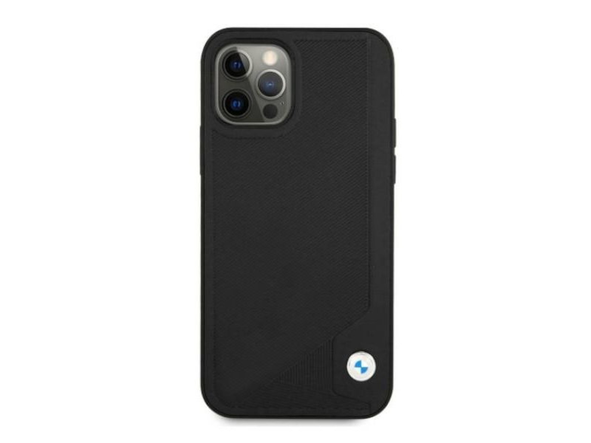 BMW Leather Deboss Case for iPhone 12 Pro Max - Black