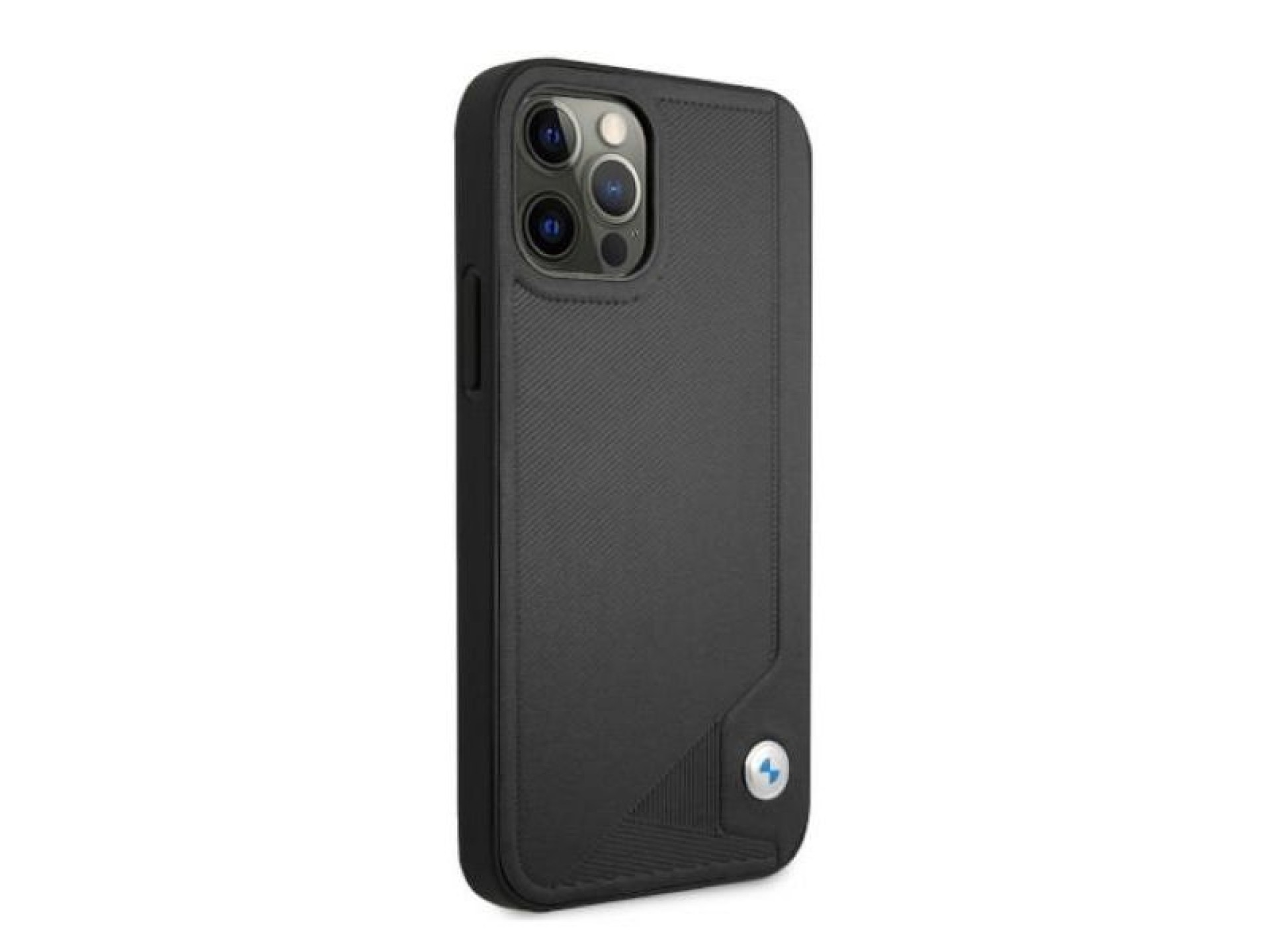 BMW Leather Deboss Case for iPhone 12 Pro Max - Black