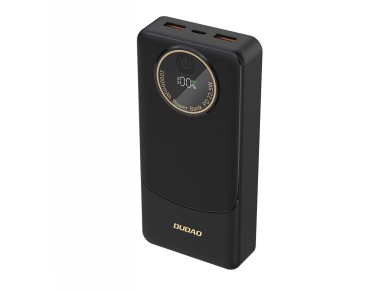 Bateria externa Dudao K12Pro 22,5 W PD 20000 mAh USB-A, USB-C - Preta Bateria externa Dudao K12Pro 22,5 W PD 20000 mAh USB-A, USB-C - Preta