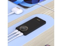 Bater�a externa Dudao K12Pro de 22,5 W PD, 20000 mAh, USB-A y USB-C - Negra