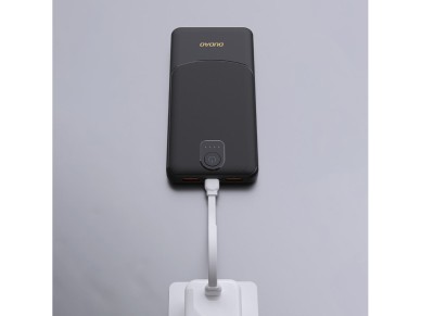Dudao K10Pro Power Bank 2.4A 20000mAh 2 x USB-A - Black