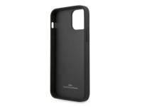 Capa BMW em couro perfurado para iPhone 12 / iPhone 12 Pro - Preta Capa BMW em couro perfurado para iPhone 12 / iPhone 12 Pro - Preta